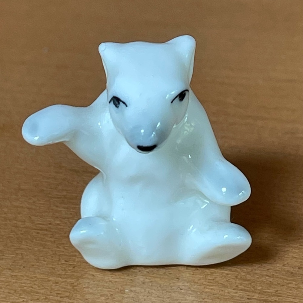 Ceramic Polar Bear Figurine